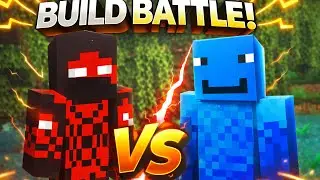 doing a build battle with prosper now please he also has a channel link is in the description