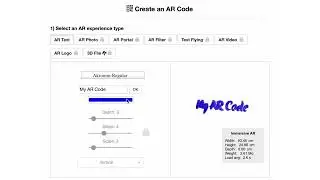 Tutorial to Create Your First Augmented Reality QR Code Experience for Free | ar-code.com