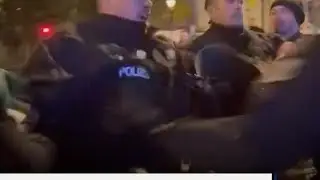 Berlin: Polizeigewalt gegen Pal&auml;stina-Demonstrantinnen