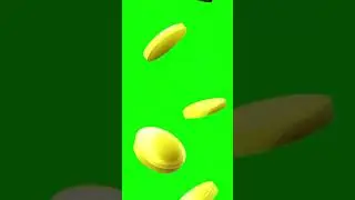 💰 MONEDAS cayendo pantalla verde [ coins green screen ] 💲