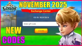 Lords mobile New Redemption Code 2025|New Redeem Code November 2025