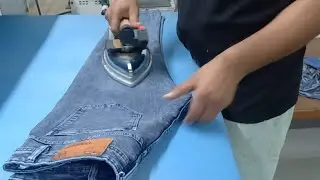 jeans ko press kaise karne|steam press iron|how to iron jeans pant|how to iron pant