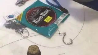 DOUBLE HOOK RIG SHARK WIRE & BAIT BEST FISHING TECHNIQUES