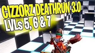 Как пройти уровни 5, 6 и 7 | CIZZORZ DEATHRUN 3.0 Полное руководство! Королевская битва Фортнит