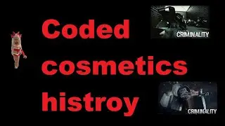 Roblox criminality coded cosmetics history