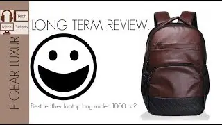 F gear luxur long term Review |  Best laptop bag under 1000 rs