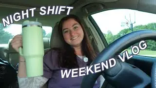 WEEKEND NIGHT SHIFT VLOG (ER) | gap year for medical school