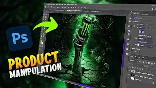 Monster Energy⚡ Drink manipulation in photoshop | Product Manipulation | Poster Design