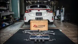 Honda FL5 Civic Type R Sound Test w/ Valvetronic Fi EXHAUST Catback X Utmost Downforce Garage