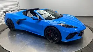 Rapid Blue C8 Corvette Z51 Package w/High-Mount Wing & Custom Wheels!