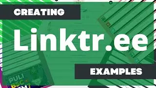 How to make a linktree? Linktr.ee website design examples.