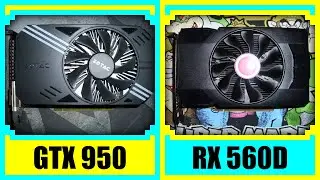 GTX 950 vs RX 560D in 2022