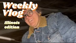 another weekly vlog | busy work days + a snowy trip to illinois