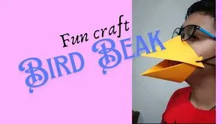 Bird Beak mask #art #craftideas #handmadediy #diy# viral video # paper activity