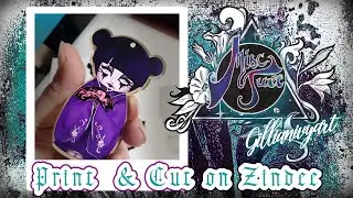 Print and Cut on Zindee Custom Vinyl