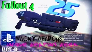 Fallout 4 - WACKY WEAPONS - UNIQUE CREATIONS - Wave Rifle, Terralizer, and more!!