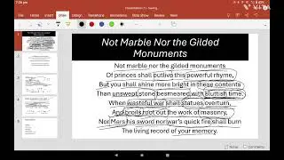Sonnet No. 55 | Not Marble Nor the Gilded Monuments | William Shakespeare