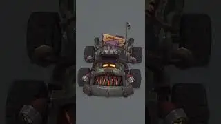 Stylized 3D Goblin Car fanart we are working on #3d #3dart #blender3d