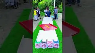 5 Balls vs Split Rotating Path | Can he Score?