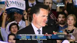 Mitt Romney Florida Republican Primary Victory Speech (C-SPAN)