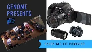 Canon SL2 Package Kit Unboxing