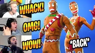 STREAMERS REACT TO MERRY MARAUDER & GINGER GUNNER BACK IN SHOP - Fortnite Best & Funny Moments #264
