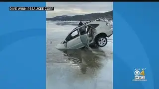 Cars Fell Through Thin Ice on Lake Winnipesaukee