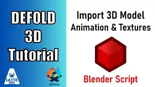 Import 3D Model With Textures And Animation With Blender Script -  Defold 3D Tutorial