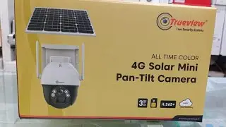 Trueview 4G Solar Mini Pan-Tilt Camera Unboxing