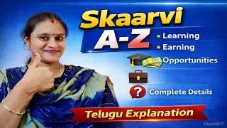 ఇంట్లో నుంచే ఫ్రీ టైమ్‌లో సంపాదించడం ఎలా? | Skaarvi Platform Explained in Telugu #skaarvi