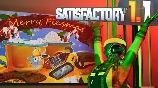 Building The ULTIMATE FICSMAS Factory!! - Satisfactory Live !discord !commands