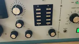 Older home built radio listening to W1AW code practice August 1 2022