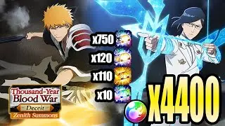Bleach Brave Souls: TYBW: Призыв Зенита - Обман - 4400 сфер / Призыв по билету x990