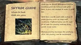 Skyrim Guide - Where to find: Gold Veins (1080p HD)