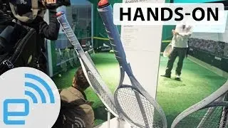 Sony tennis sensor at CES 2014 | Engadget
