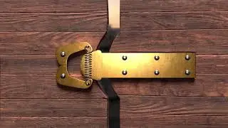 3D woodworking | DIY Wood Projects | Sliding Gate Latch