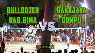 SERASA NONTON PROLIGA!!!PARTAI SEMIFINAL LIVOLI BULLDOZER KAB.BIMA VS BAKAJAYA DOMPU