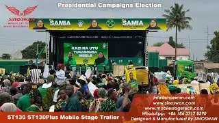 Professional Mobile Stage Solutions for Election Rallies and Live Events | From ST130 to SR70