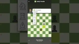 It's fog machine!! Deflection to develop the pawn #queen #chess #chessgame #chessking #chessmate