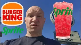 Burger King's New Fiery Strawberry & Sprite!