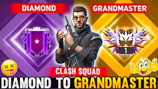 FINALLY GRANDMASTER DONE IN CLASH SQUAD | CS RANK PUSHING WITH RANDOM PLAYERS |