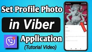 How to Change/Set Profile Photo in Viber App || viber app par dp lagane ka tarika
