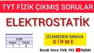 Elektrostatik Çıkmış Sorular