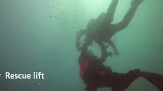 WAPSAC diving Capernwray 23 07 19 Diver Rescue Practice