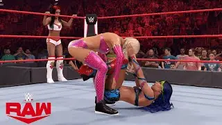 WWE 2K22 RAW SASHA BANKS & NAOMI VS CARMELLA & QUEEN ZELINA