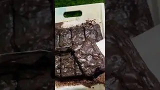 2 in 1 brownie....raw banana powder and all purpose flour ...#shorts #trending #viral
