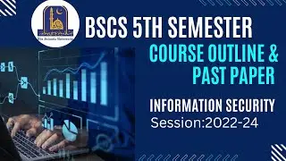 BSCS Information Security Past Paper IUB Session(2022-24)