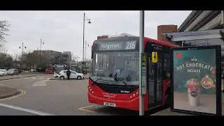 Route 216 - From Kingston, Cromwell Road to Staines Bus Station