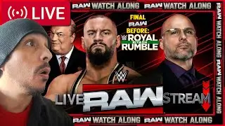 WWE RAW Live Stream January 26 2026 🔴 FINAL RAW BEFORE ROYAL RUMBLE! Raw Watch Along & Reaction!