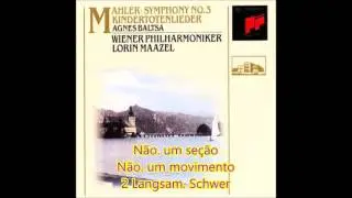 Mahler - Sinfonia No. 3  D minor　Maazel　Filarm&ocirc;nica de Viena